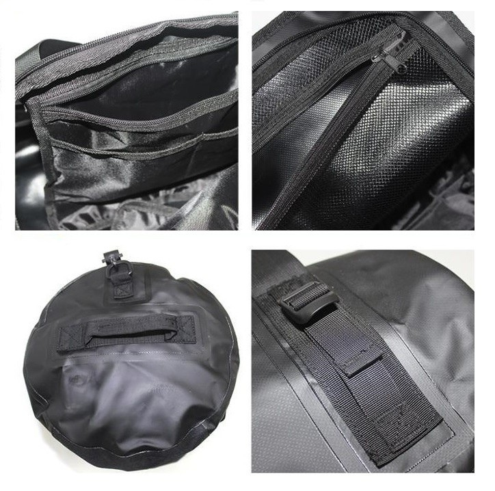 Waterdichte tas | 60 L | watersport | outdoor | duffelbag | zwart