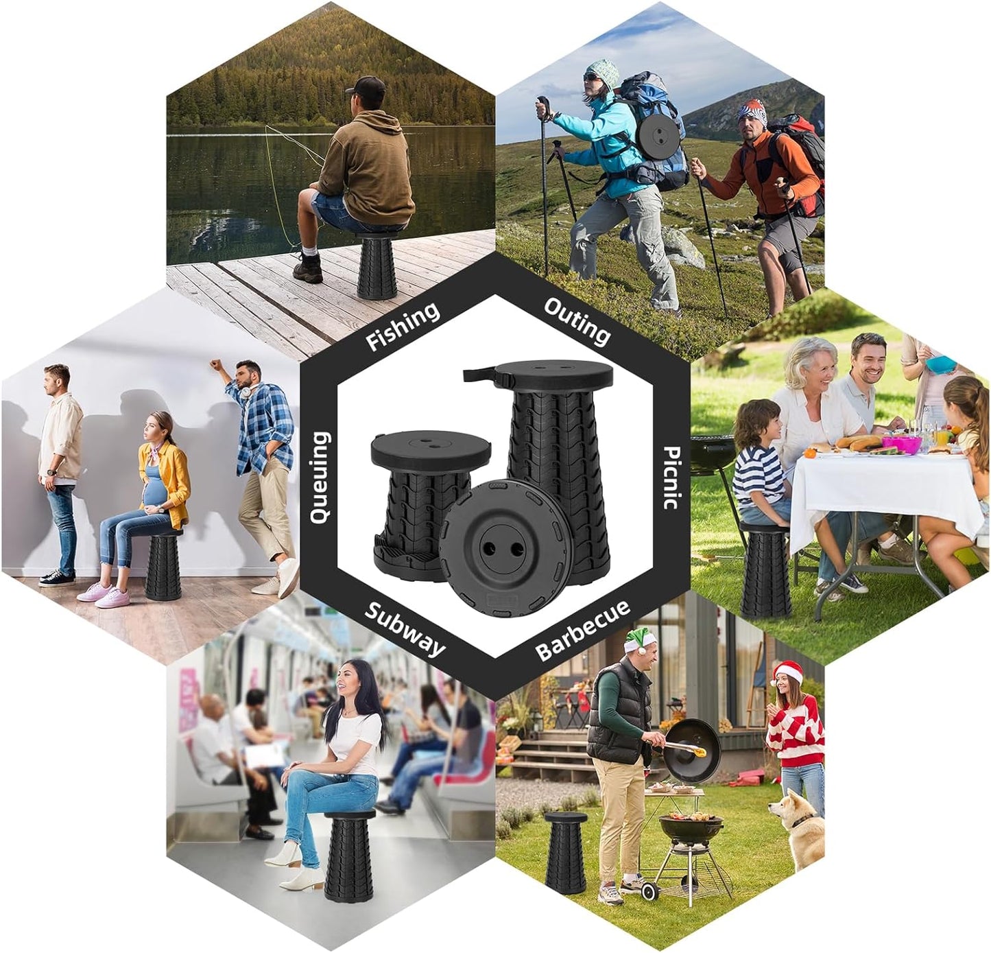 Campingwise | opvouwbare camping kruk | kampeerstoel | stoel
