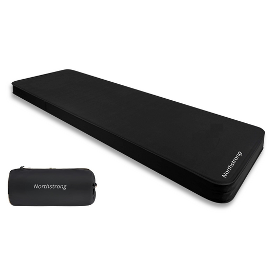 Northstrong | 1 persoons | automatisch opblaasbare super comfortabele matras | extra lang, breed en dik | 200 x 75 x 10