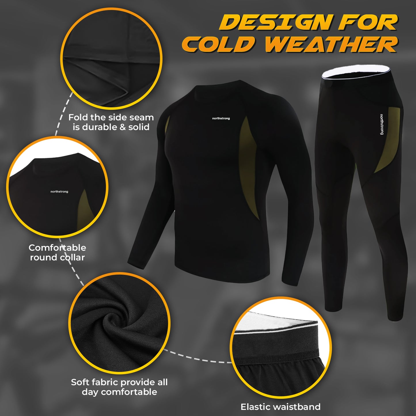 Thermo kleding set voor mannen en vrouwen | maten S/M en L/XL